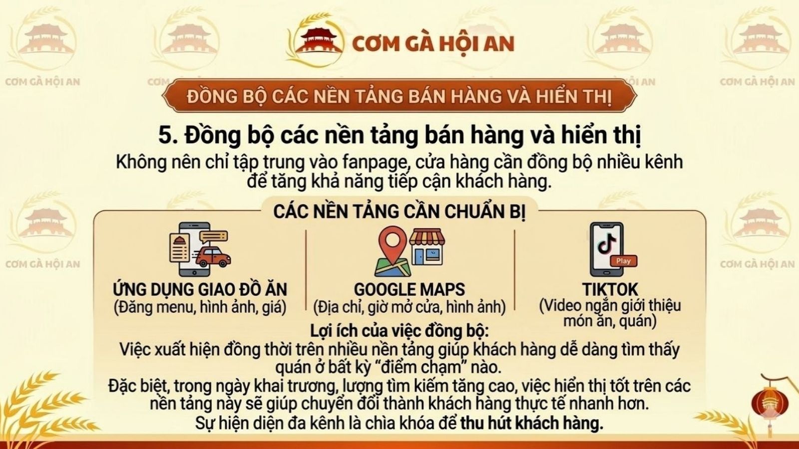 5. Đồng bộ các nền tảng bán hàng và hiển thị