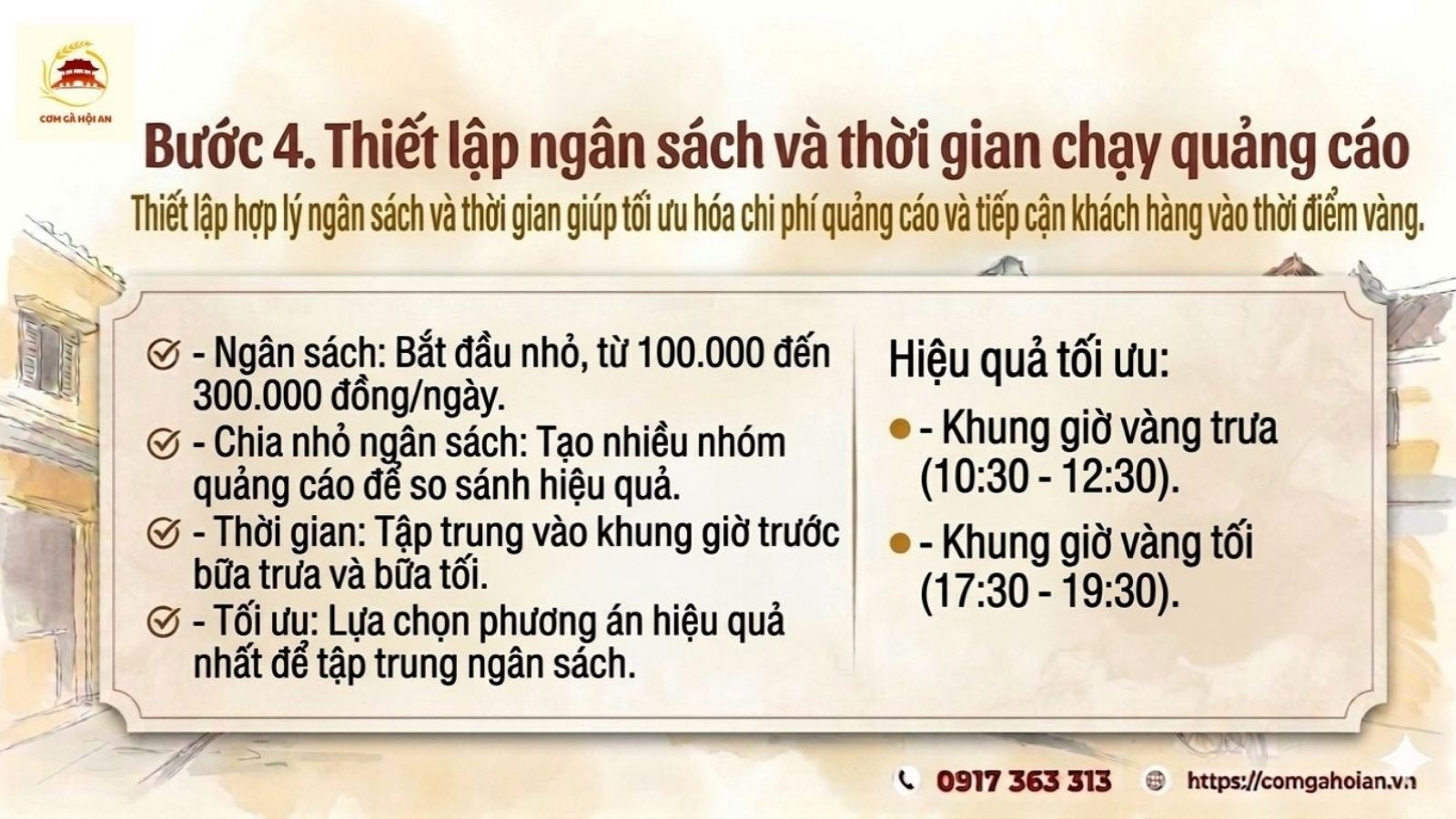 3.4. Thiết lập ngân sách và thời gian chạy quảng cáo