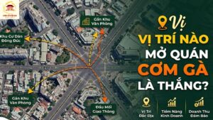 “Vị trí nào mở quán cơm gà là thắng?”