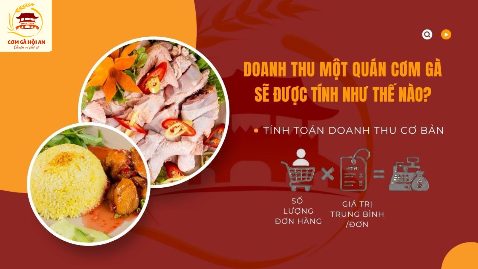 Doanh thu một quán cơm gà sẽ được tính như thế nào?