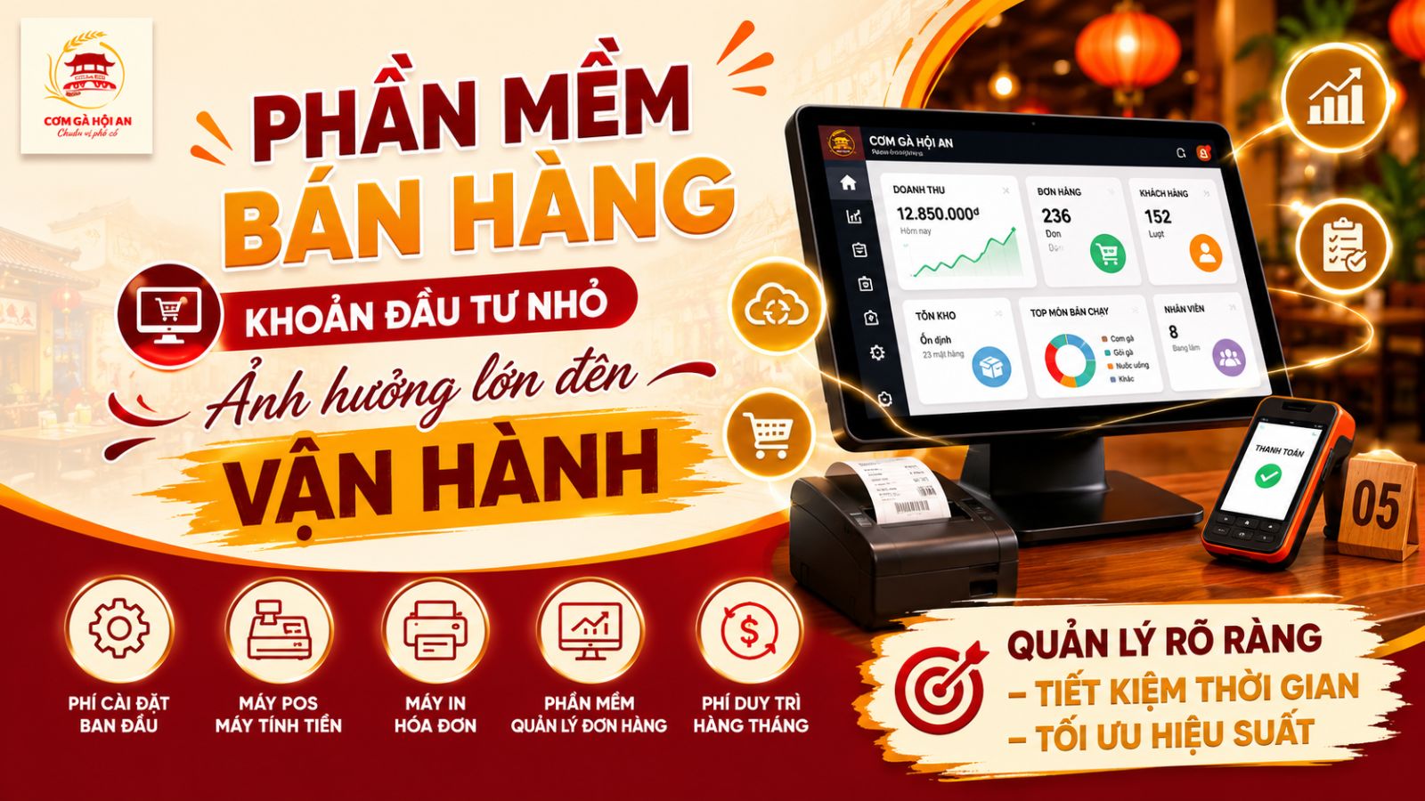 Phần mềm bán hàng - Khoản đầu tư nhỏ nhưng ảnh hưởng lớn đến vận hành
