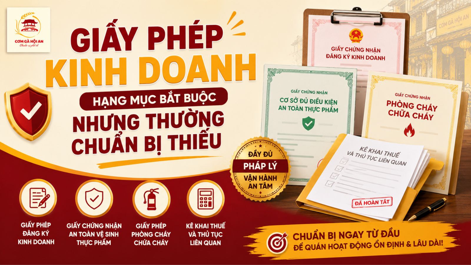 Giấy phép kinh doanh - Hạng mục bắt buộc nhưng thường chuẩn bị thiếu