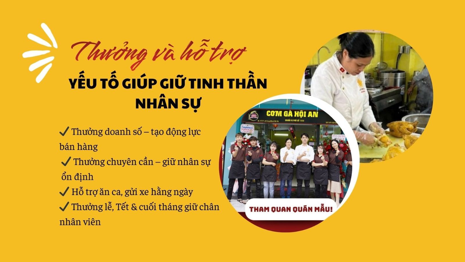 Thưởng và hỗ trợ - Yếu tố giúp giữ tinh thần nhân sự