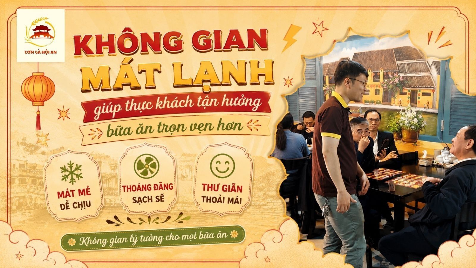 Không gian mát lạnh giúp thực khách tận hưởng bữa ăn trọn vẹn hơn