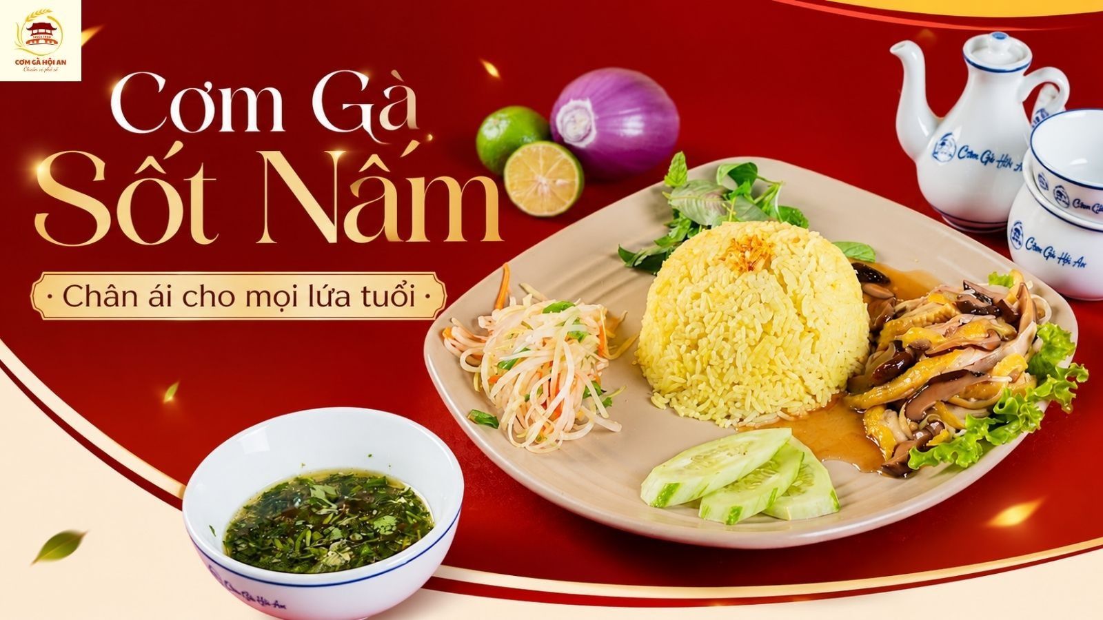 Cơm Gà Sốt Nấm - Chân ái cho mọi lứa tuổi