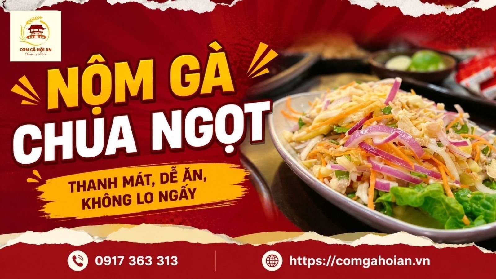 Nộm Gà Chua Ngọt - Thanh mát, dễ ăn, không lo ngấy