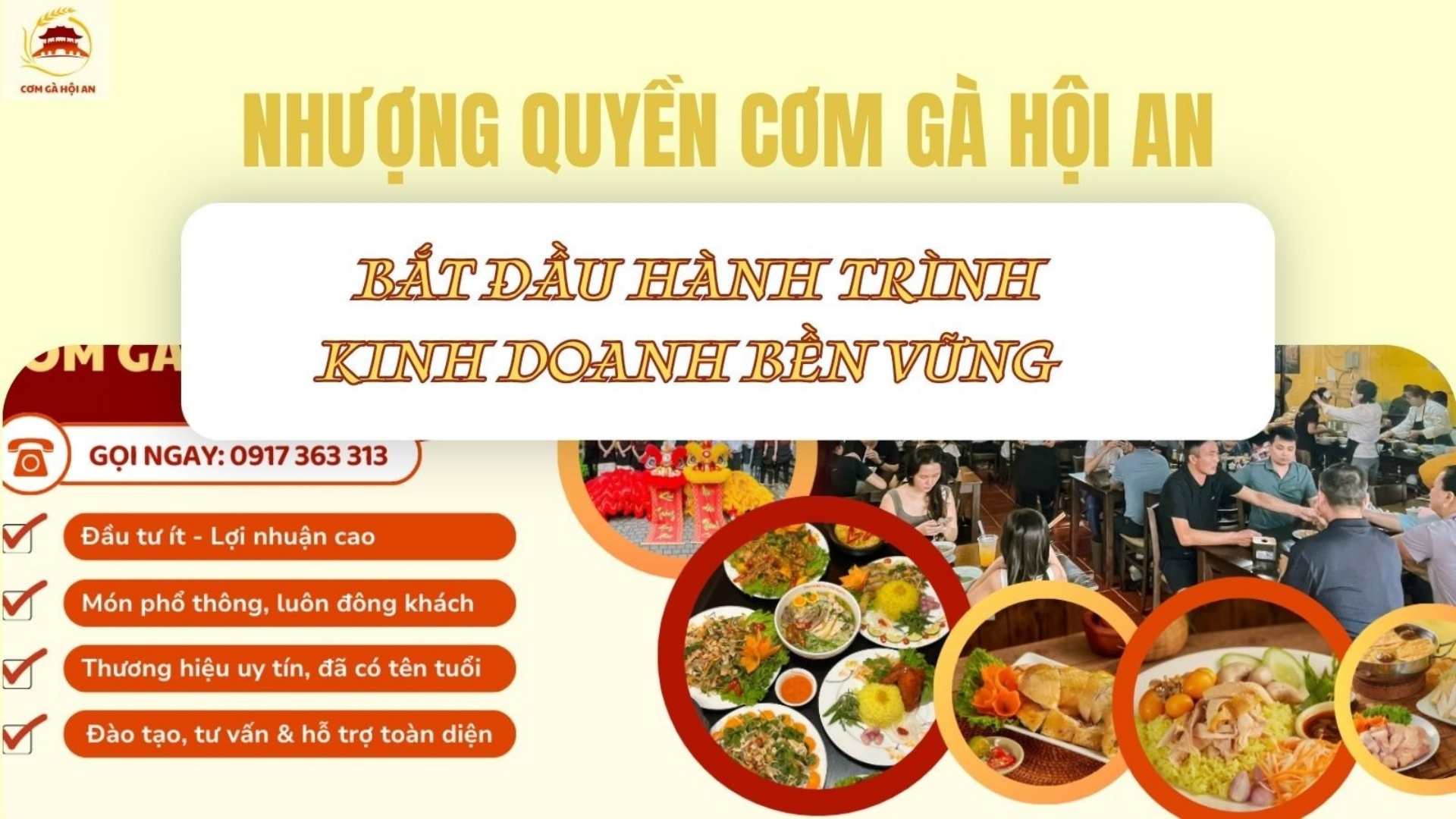 Nhượng quyền Cơm Gà Hội An