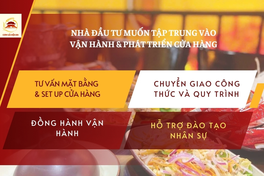 Nhà đầu tư muốn tập trung vào vận hành và phát triển cửa hàng