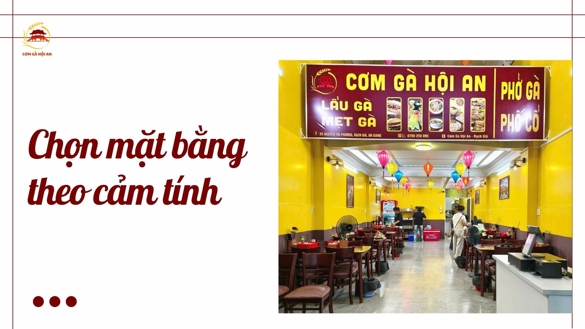 Chọn mặt bằng theo cảm tính khiến cửa hàng khó có lượng khách ổn định