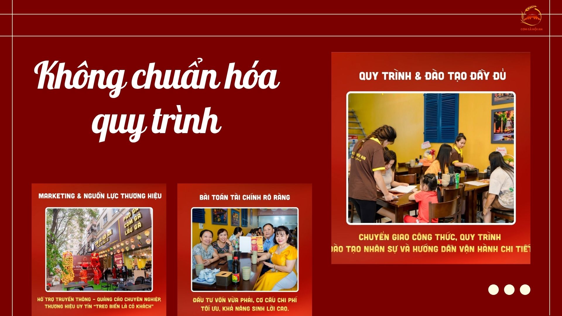 Không chuẩn hóa quy trình khiến quán dễ “vỡ trận” khi đông khách