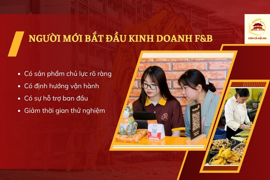 Người mới bắt đầu kinh doanh F&B có thể lựa chọn nhượng quyền