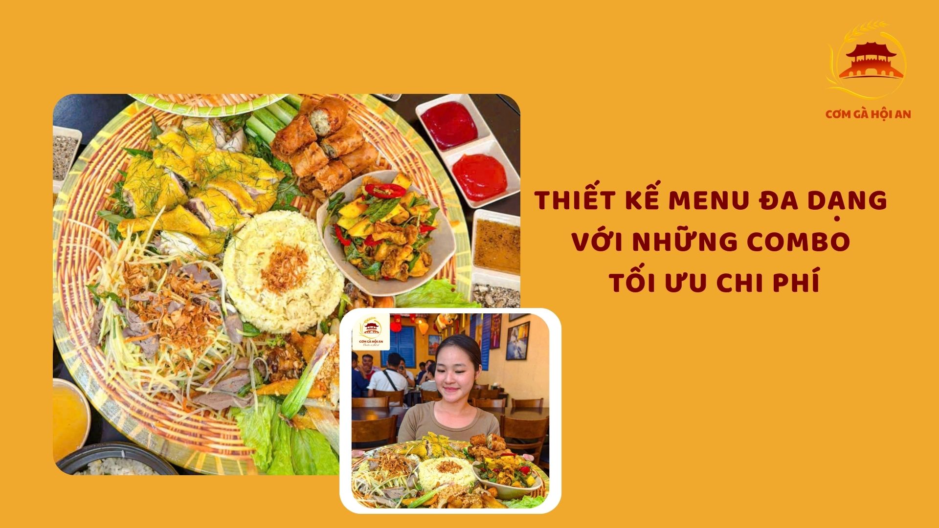 Thiết kế menu đa dạng với những combo tối ưu chi phí