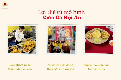 Lợi thế của mô hình Nhượng quyền Cơm gà Hội An